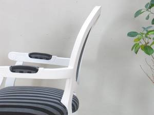 Chaise de salle à manger Rokoko Blanc - Bois massif - 54 x 93 x 47 cm