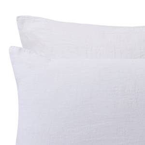 Kissenbezug Olhos Weiß - Textil - 80 x 1 x 80 cm