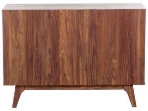 Buffet PITTSBURGH Marron - Blanc - Bois manufacturé - 115 x 82 x 40 cm