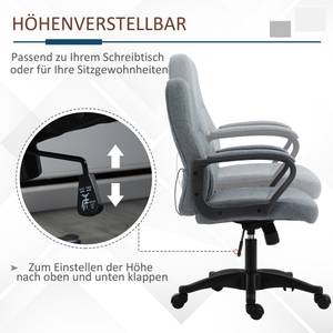 Bürostuhl 921-325V01GY Grau - Textil - 63 x 101 x 59 cm