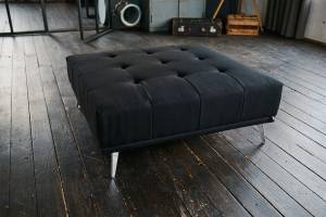 Hocker WIOLO Stoff Noir