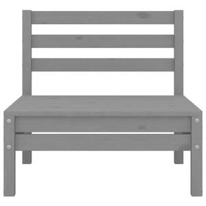 Garten-Lounge-Set Grau - Massivholz - Holzart/Dekor - 64 x 29 x 64 cm