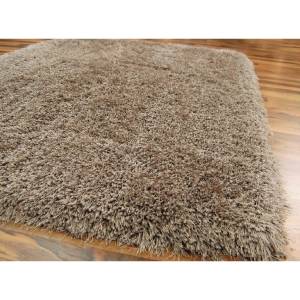 Tapis shaggy tufté FLOOD Marron - 200 x 300 cm