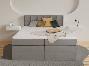 MONTREAL Boxspringbett mit Bettkasten Anthrazit - Breite: 180 cm