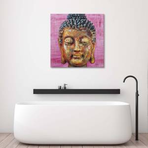 Leinwand Bild Buddha Abstrakt Wandbilder Relax Feng Shui Bilder Schwarz  Weiss