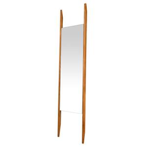 Wandspiegel Standspiegel mit Holzrahmen Braun - Massivholz - 47 x 170 x 4 cm