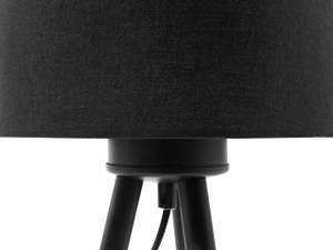 Tischlampen TOBOL 2-tlg Schwarz - Braun - Massivholz - 22 x 40 x 22 cm