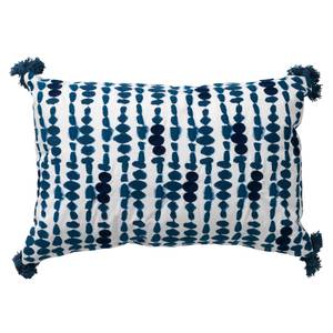 Kissenbezug Cuba Blau - Textil - 60 x 40 x 60 cm