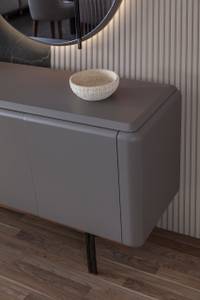 Sideboard Clodia Grau - Holzwerkstoff - 210 x 82 x 45 cm