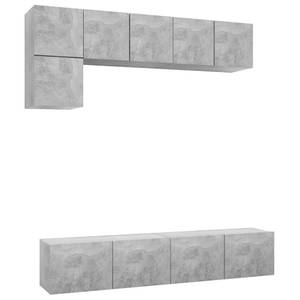 TV-Schrank 5er Set D946 Grau - Holzwerkstoff - 30 x 30 x 60 cm