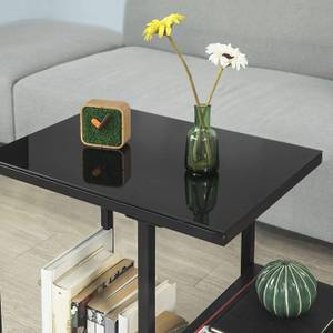 Table d’Appoint FBT65-SCH Noir - Bois manufacturé - 65 x 55 x 35 cm