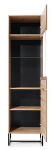 Vitrine AMBER Braun - Holzwerkstoff - 53 x 197 x 39 cm