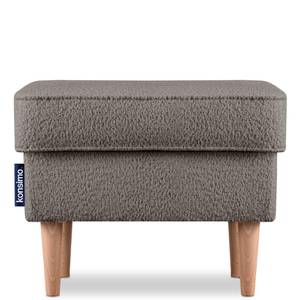 Ohrensessel STRALIS mit Sitzhocker Beige