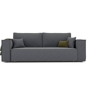 Sofa Bali Grau - Holzwerkstoff - 255 x 59 x 105 cm