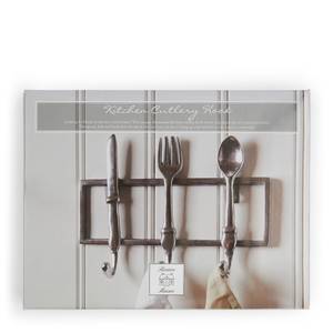Kitchen Cutlery Haken Silber - Metall - 31 x 7 x 26 cm