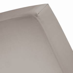 Spannbettlaken 80x200cm - Taupe Grau - Textil - 80 x 3 x 200 cm