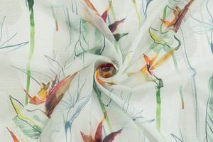 Gardine transparent mehrfarbig Floral Multicolor