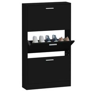 Armoire à chaussures 291067-2 Noir - Hauteur : 108 cm