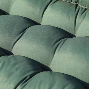 Set 2 coussins palette d'extérieur RIOU Vert - Textile - 80 x 40 x 120 cm