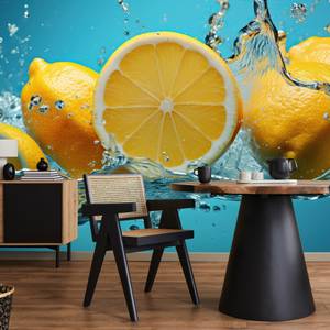 Papier Peint Citrons Agrumes Eau 3D 400 x 280 x 280 cm