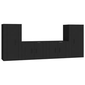 TV-Schrank 4er Set D618 Schwarz