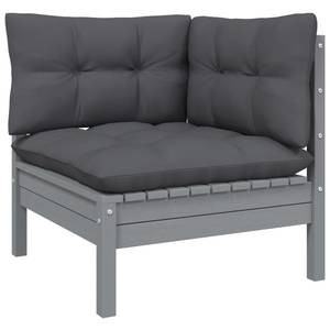 2-Sitzer-Gartensofa Grau