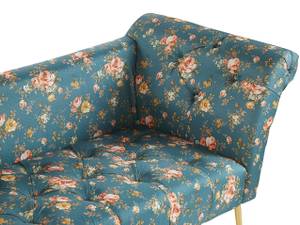 Chaiselongue NANTILLY Blau - Gold