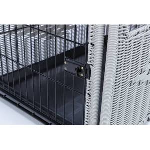 Cage pour animaux de compagnie 444006 Gris - Métal - 58 x 77 x 60 cm