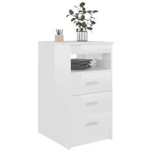 Schreibtisch Weiß - Holzwerkstoff - Massivholz - 140 x 76 x 140 cm