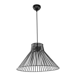 Suspension Bloxwich en métal E27 noir Noir - Métal - 49 x 114 x 49 cm