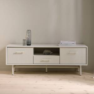 Meuble TV Jura Beige - En partie en bois massif - 140 x 50 x 45 cm