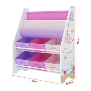 Kinderregal Ponteceso Pink - Violett