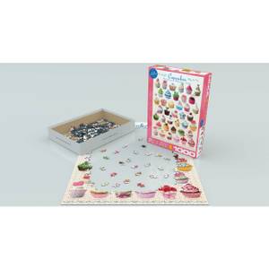 Puzzle Cupcakes 1000 Teile Papier - 26 x 6 x 36 cm