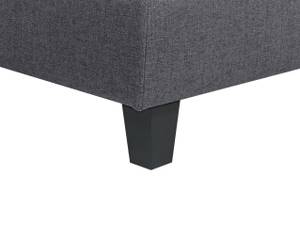 Canapé modulable UNSTAD Noir - Gris foncé - Gris