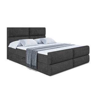 Boxspringbett BOXI3-Z Schwarz - Breite: 200 cm - H3