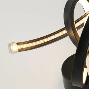 Applique LED moderne Noir - Métal - 20 x 17 x 35 cm