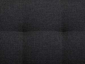 Canapé d'angle ABERDEEN Graphite - Gris - Argenté - Accoudoir monté à droite (vu de face) - Angle à droite (vu de face) - Fonction lit à gauche (vue de face)