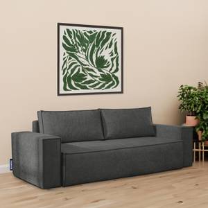 NAPI II Sofa 3 Sitzer Silber / Grau - Silbergrau - Breite: 244 cm