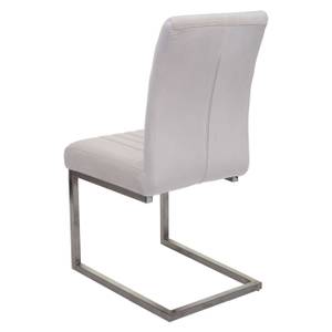 Chaise cantilever L14 (lot de 2) Blanc crème