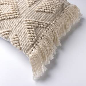 Coussin décoratif Odin Beige - Textile - 60 x 40 x 60 cm