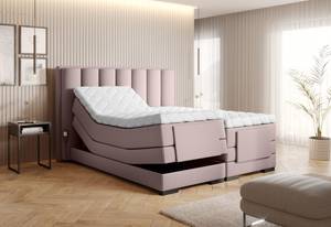 Box spring lit Theo Rose foncé - 158 x 220 cm