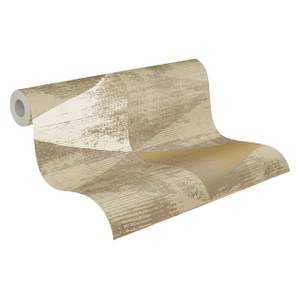 Tapete Grafisch Gold Gelb Beige Beige - Gold - Gelb