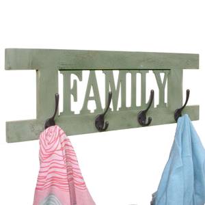 Vestaire murale Family style shabby Vert