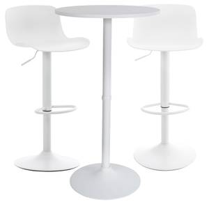 Set de table de bar Medora Blanc