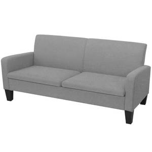 Canapé 3002820-1 Gris lumineux - Largeur : 180 cm