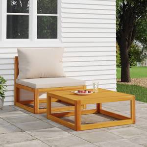 Gartentisch 360024 Grau - Massivholz - Holzart/Dekor - 68 x 29 x 68 cm