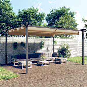 Tonnelle de jardin 3012227 Taupe - Profondeur : 400 cm