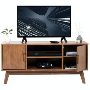 Meuble TV TIVOLI Marron - Bois massif - Bois/Imitation - 114 x 54 x 39 cm