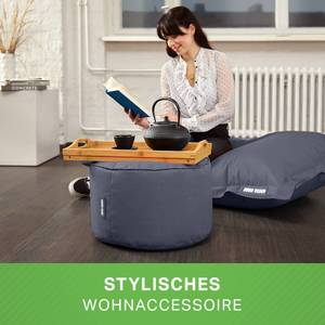 Sitzsack-Hocker Pouf "Stay" 45x25cm Steingrau