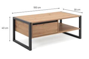 Table Basse 1 Tiroir - Denver Imitation chêne artisan / Anthracite